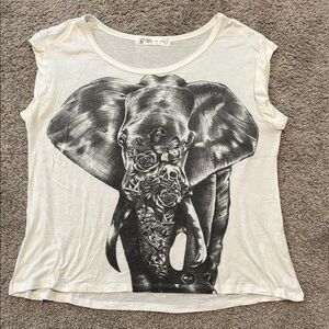 Women's Elephant Graphic Top